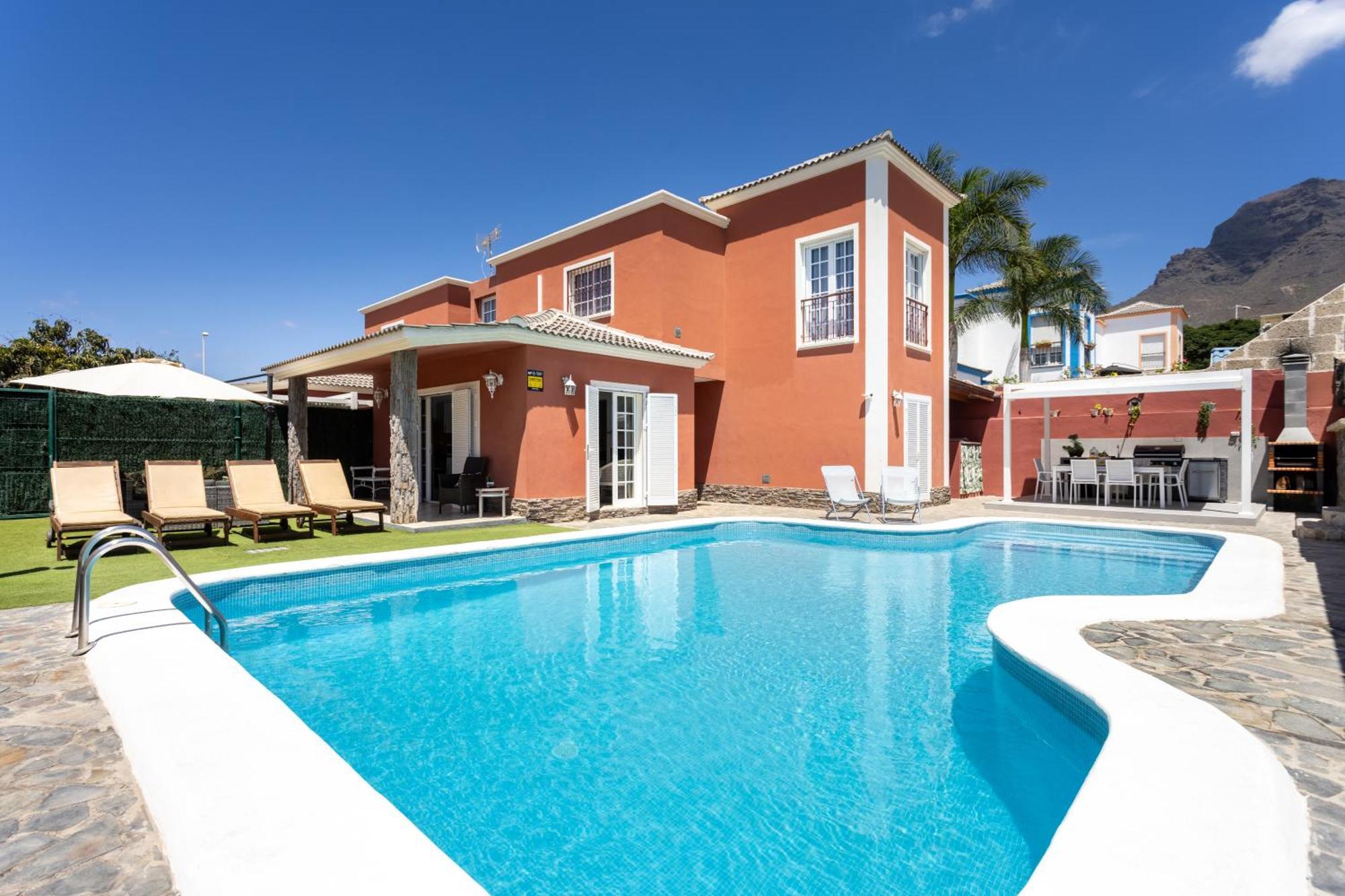 Villa Chloe Costa Adeje Tenerifesummervillas Giant Private Pool 11 Meters Long Екстер'єр фото
