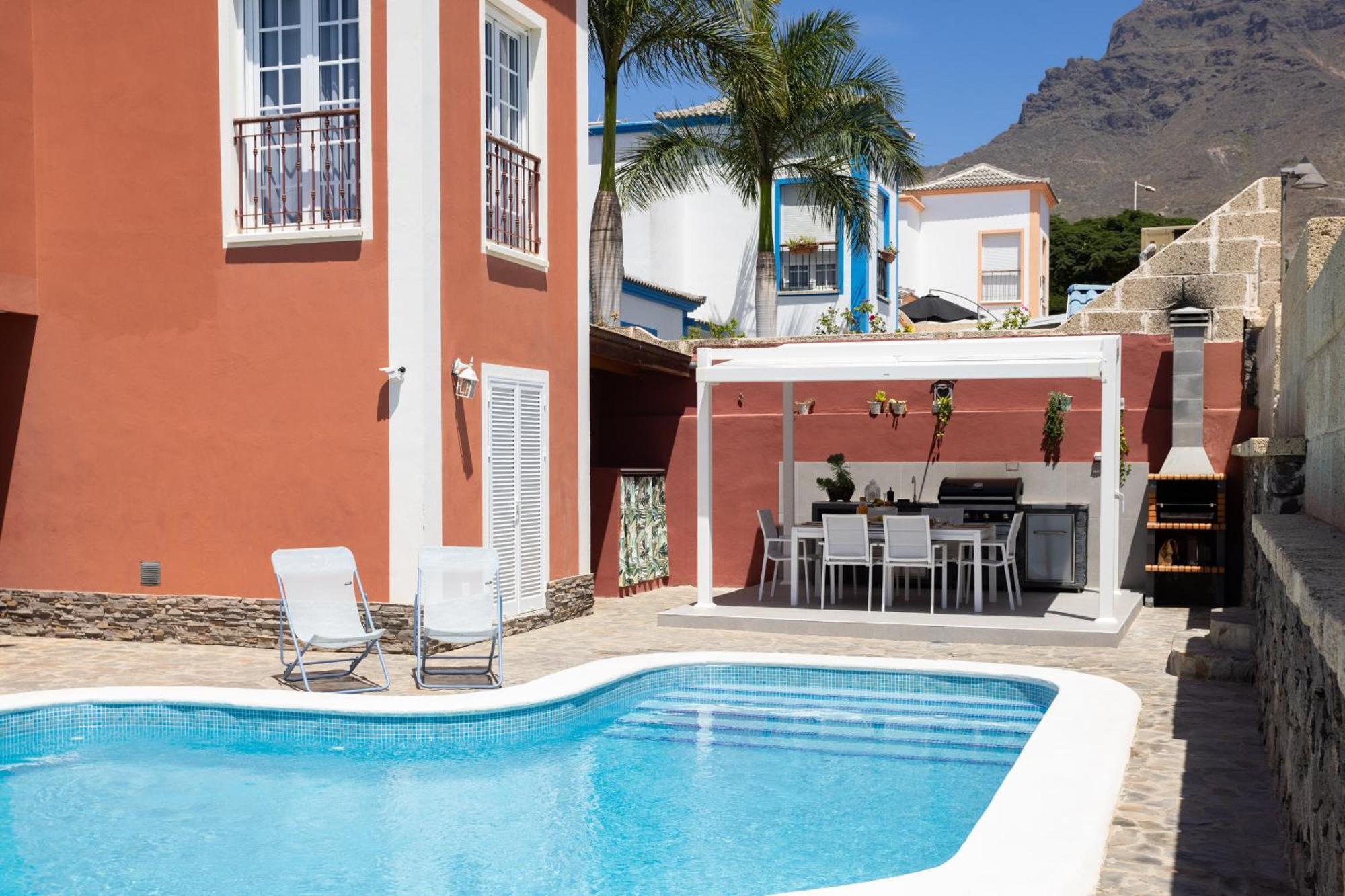 Villa Chloe Costa Adeje Tenerifesummervillas Giant Private Pool 11 Meters Long Екстер'єр фото